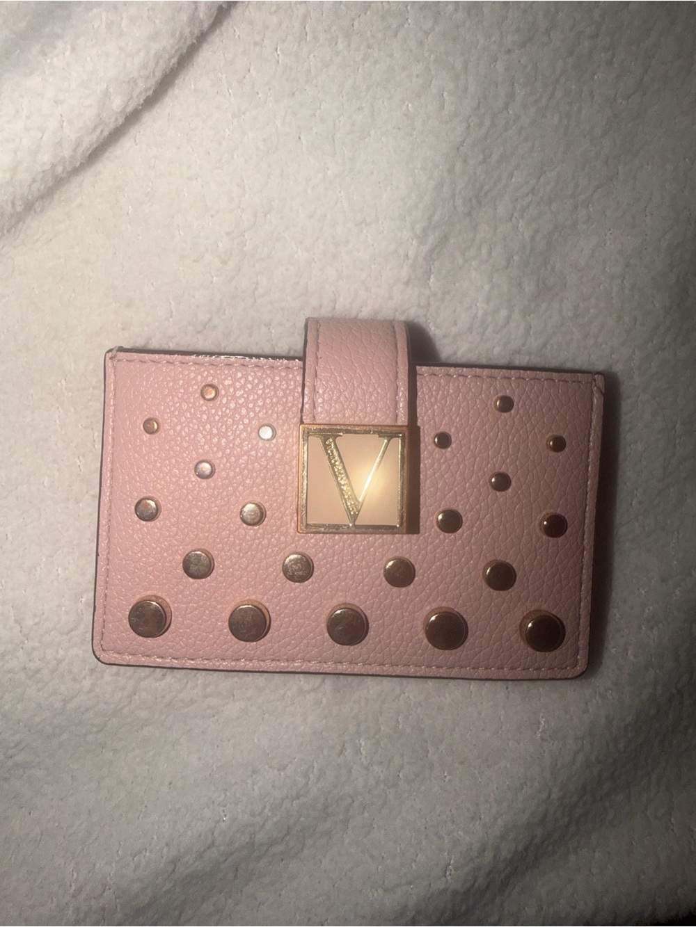 Pink & Gold Victoria’s Secret Leather Wallet - Picture 1 of 5
